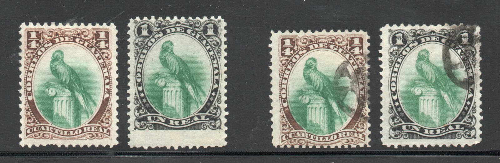 Guatemala - Sc#15 & 16 MH (dist gum) & Used (2) Sets - Lot 0823049