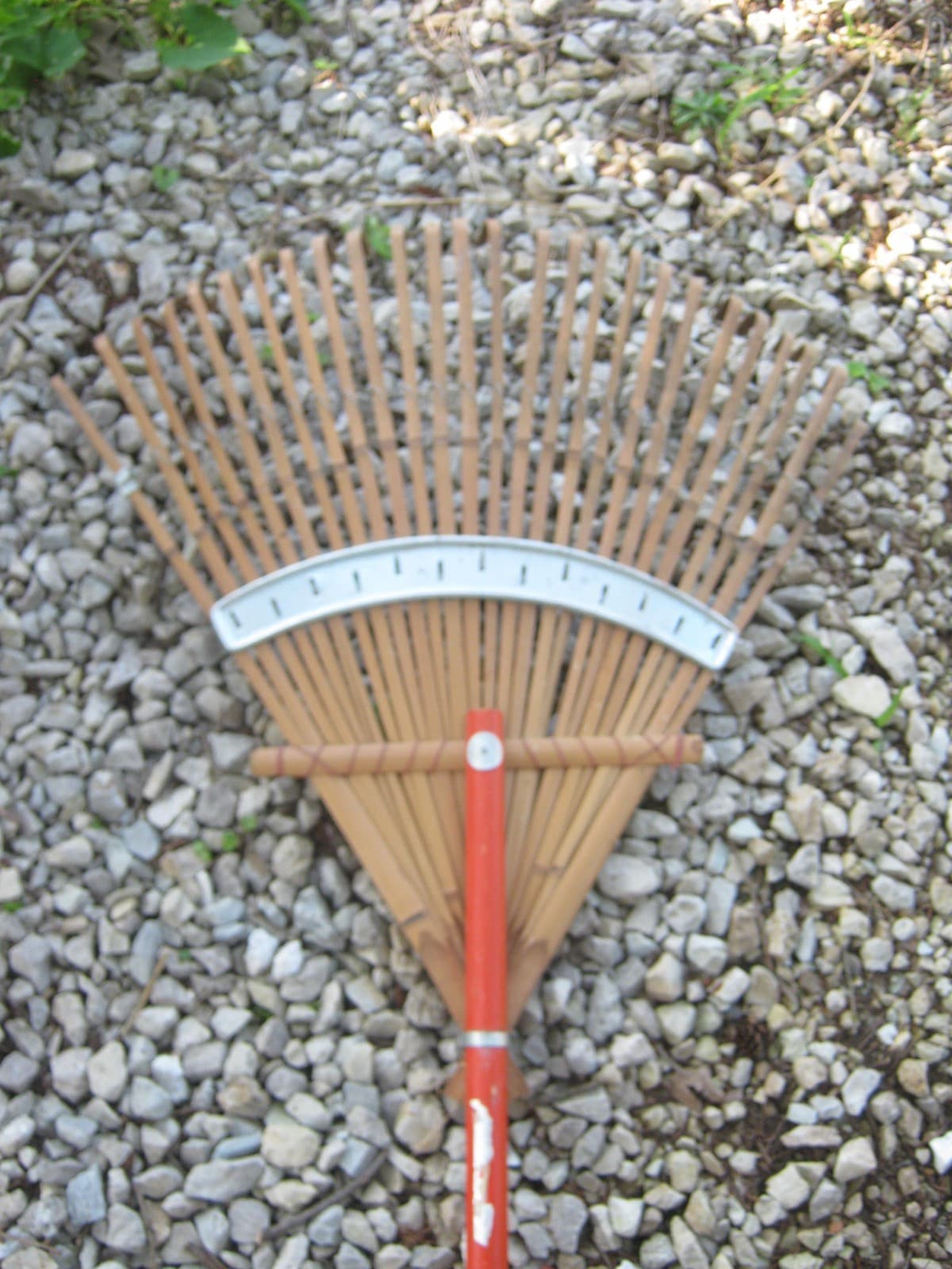 Used Bamboo Leaf Rake