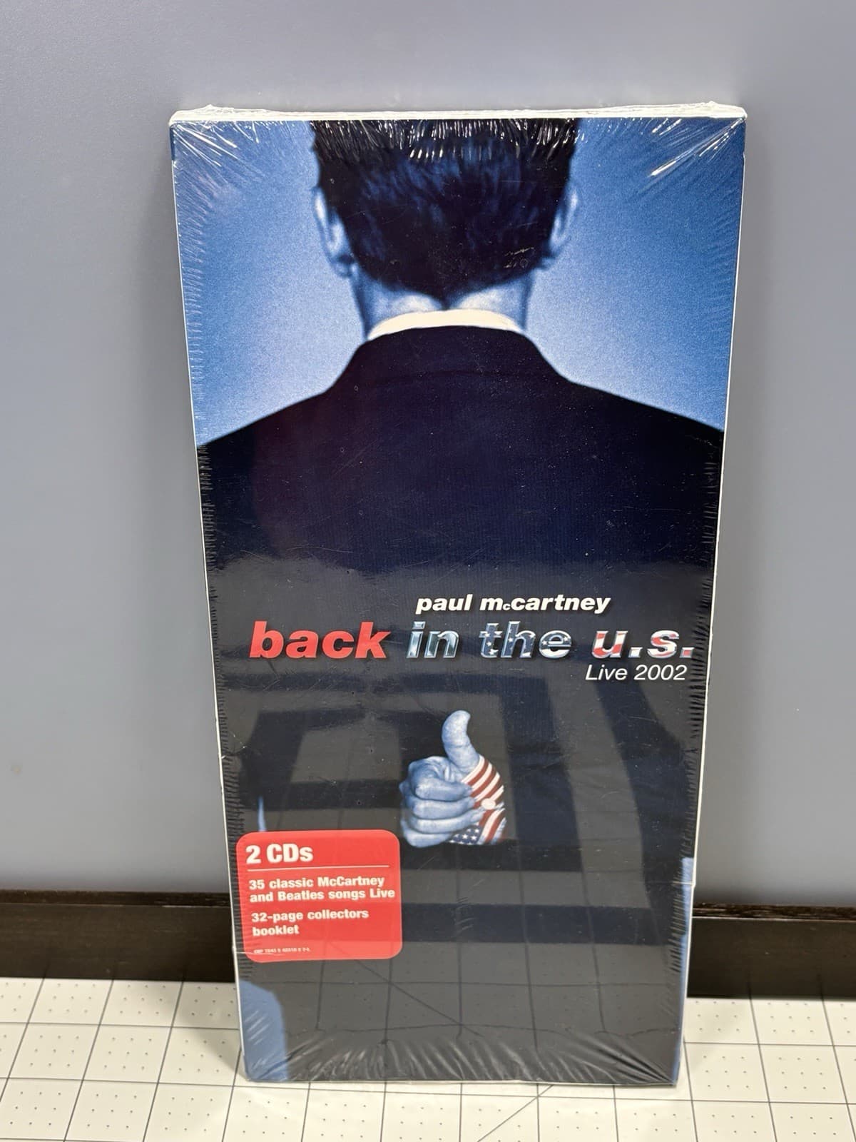 Paul McCartney Back In The U.S. Tour 2-CD Set w/ Collectors Book Sealed Long Box