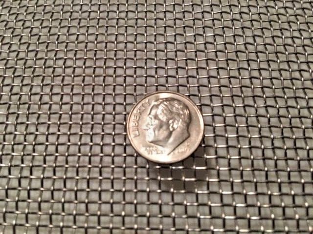 t-304 Stainless Steel Mesh - 304 #10 .025 Stainless Steel Wire Mesh 24" x 48"