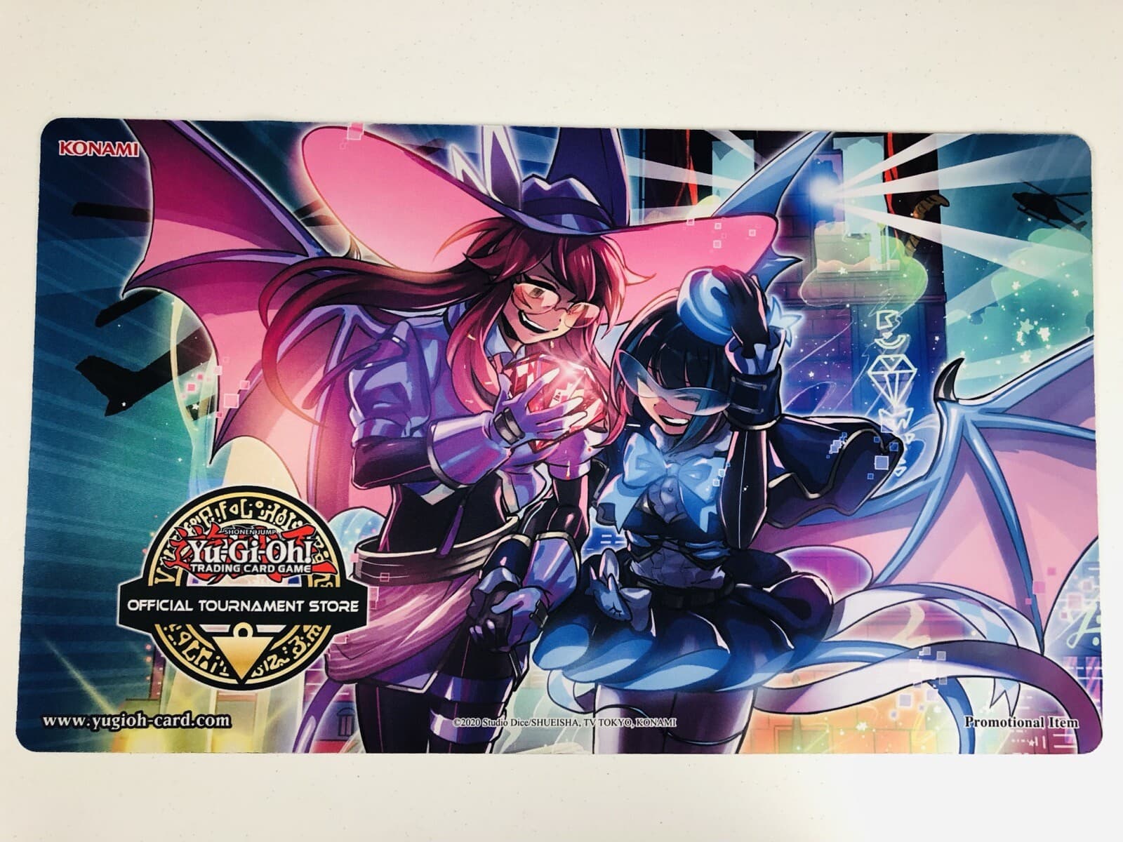 YUGIOH OFFICAL TOURNAMENT STORE OTS EVIL TWIN PLAYMAT