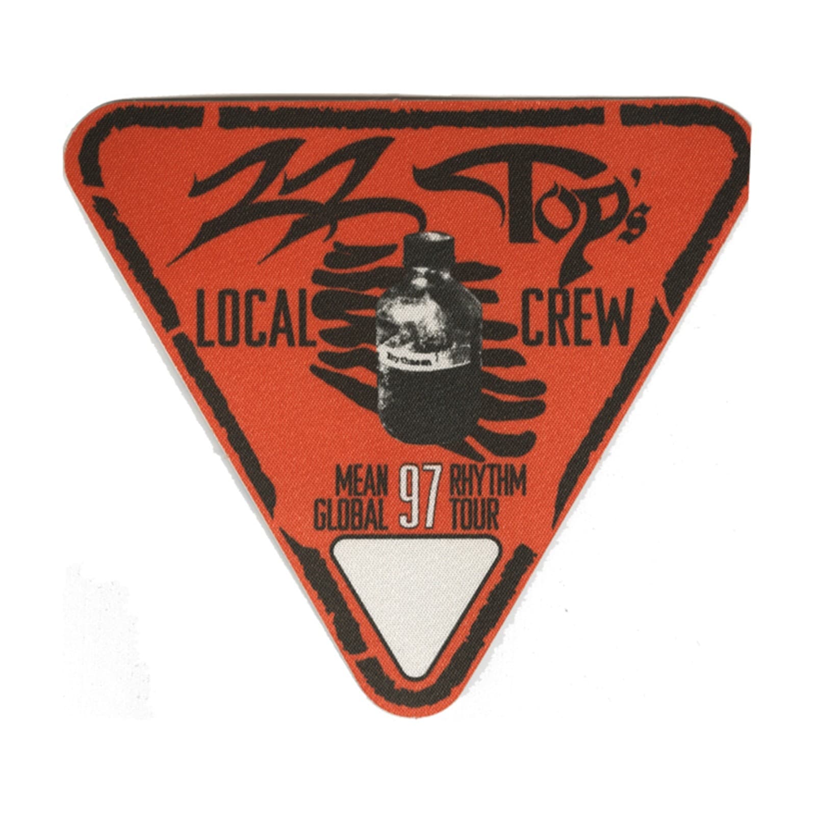 ZZ Top 1997 Continental Safari Concert Tour Local Crew Backstage Pass