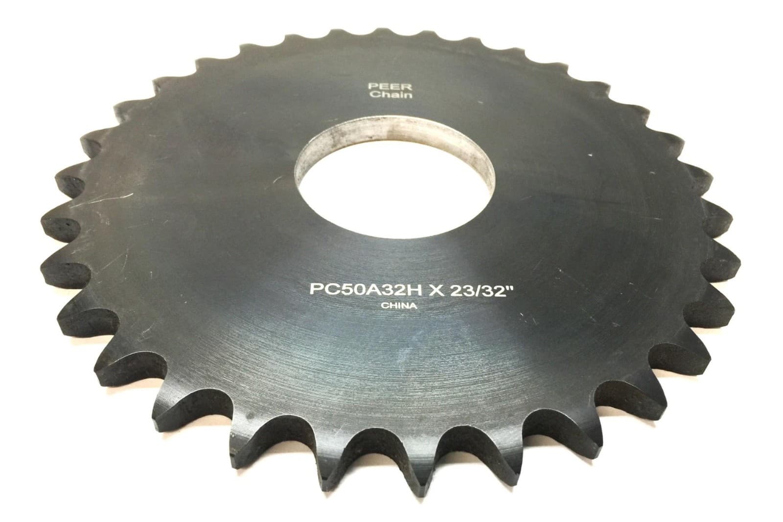 Peer Chain Type-A Bore 2" Roller Chain Sprocket PC50A32H X 23/32" (50A32H) NOS