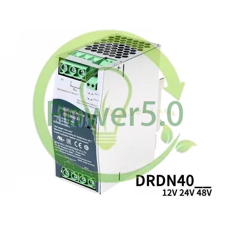 For Switch Power Supply DRDN40-24V 12V 48V DIN Rail Redundancy Module 40A~~