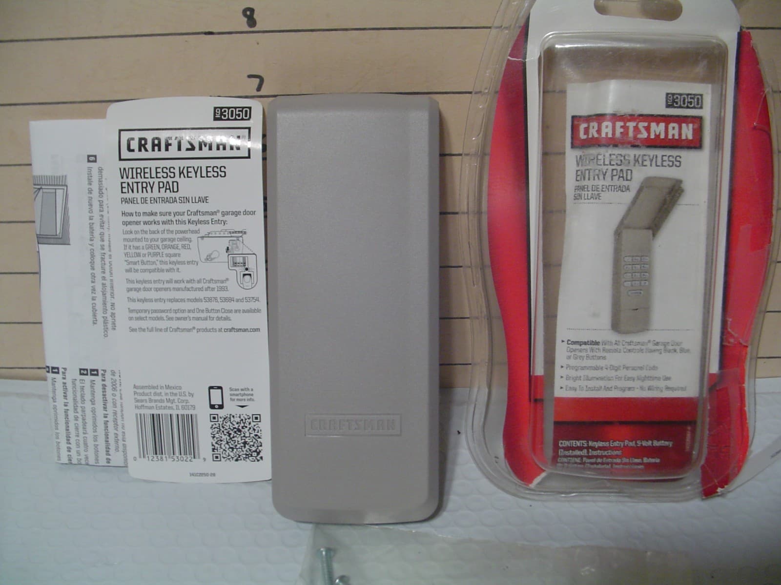 Craftsman 93050 Garage Door Wireless Keyless Entry Pad
