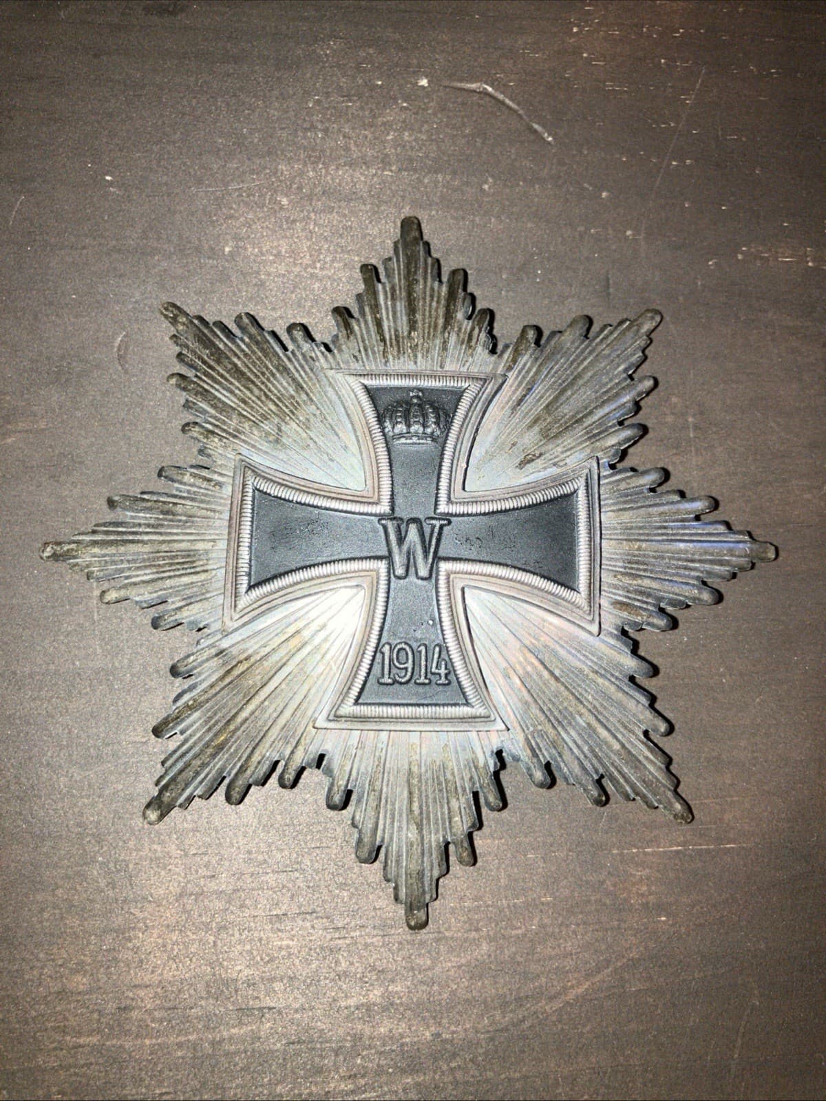 1914 WW1 IMPERIAL GERMANY IRON CROSS STAR AUTHENTIC MEDAL RARE GREAT CONDITION