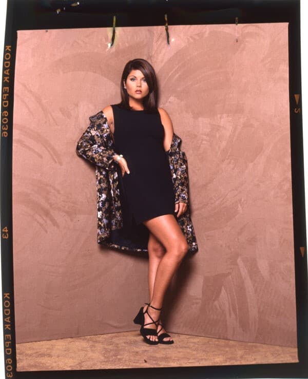 Tiffani Amber Thiessen Beverly Hills 90210 Leggy Original 2 1/4 Transparency