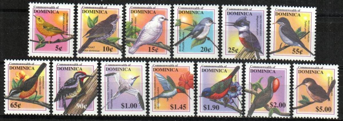 Dominica Stamp 2319-2331 - Birds