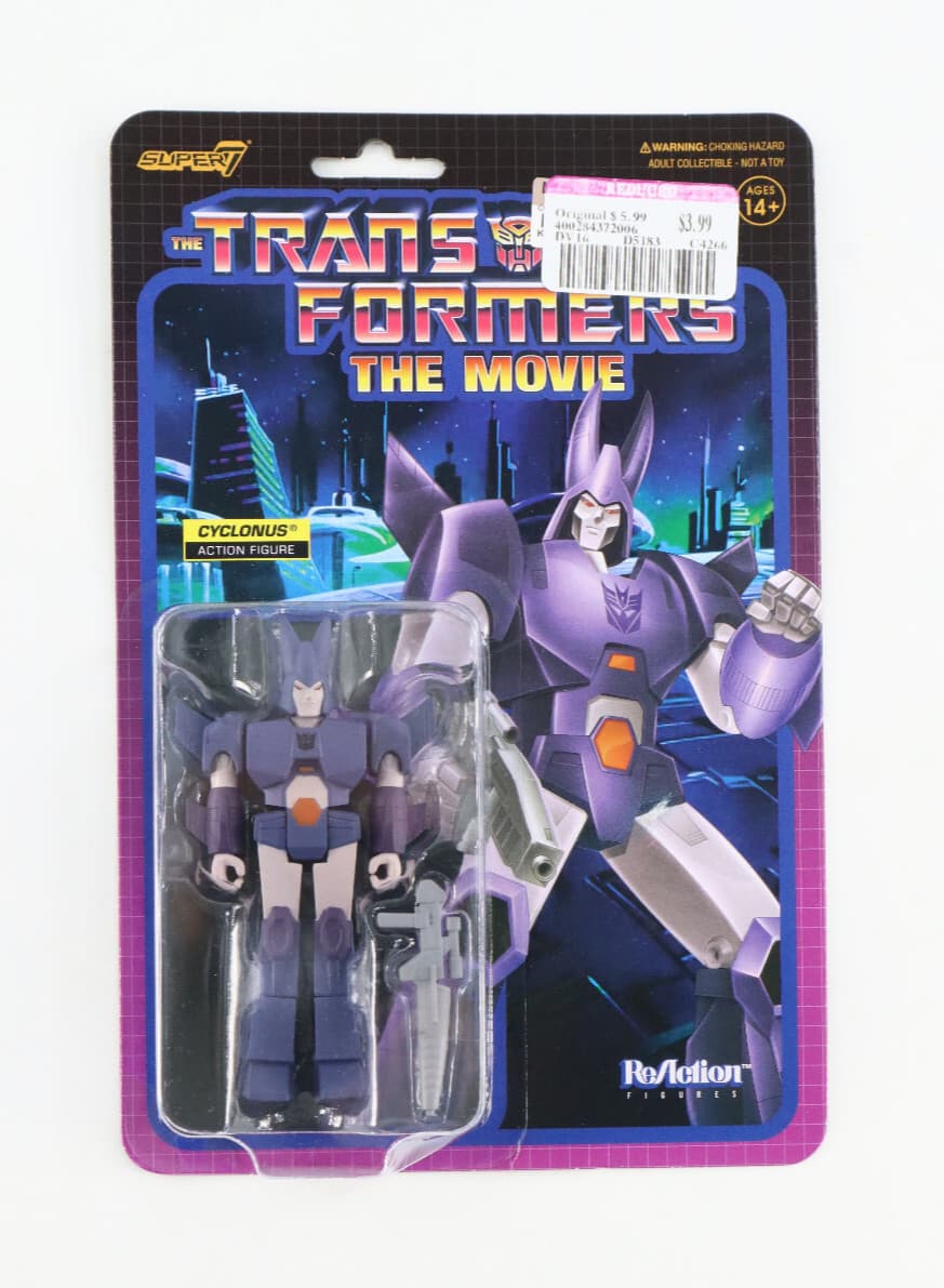 Cyclonus The Transformers Movie Super7 ReAction Action Figure NEW