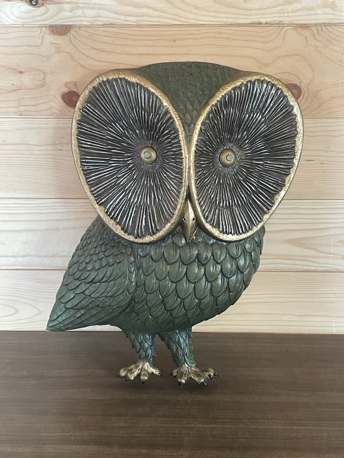 Vintage 1967 Burwood Mid-Century Wall Art Owl #4533 - Made In USA