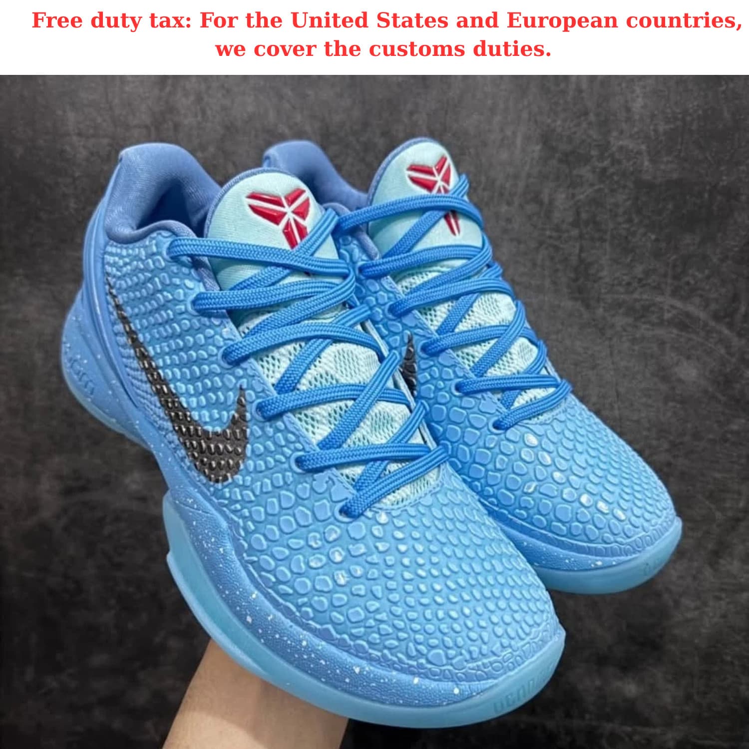 Kobe 6 Protro Blue Ice Grinch Sport Mens Size US 7-12