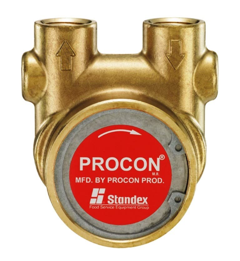 Procon Pump Model 112A100F11XX Brass 3/8" NPT ports Carbonator NSF 100 GPH NEW