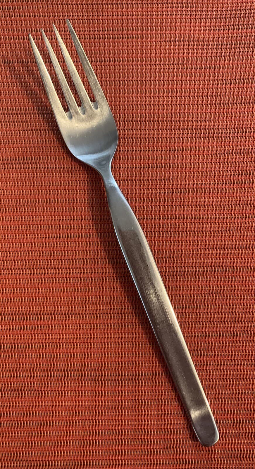 Vintage C Hugo Pott LINDEN Satin 2720 Germany Stainless 18/8 DINNER FORK 7-1/2”