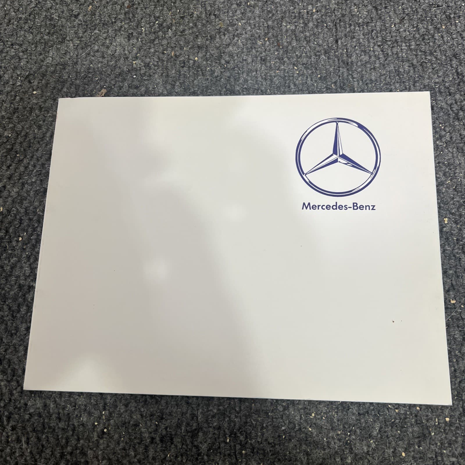1971 Mercedes-Benz historical booklet promotional brochure