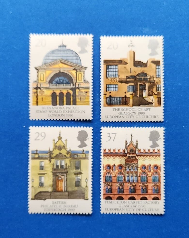 Great Britain Stamps, Scott 1314-1317 Complete Set MNH
