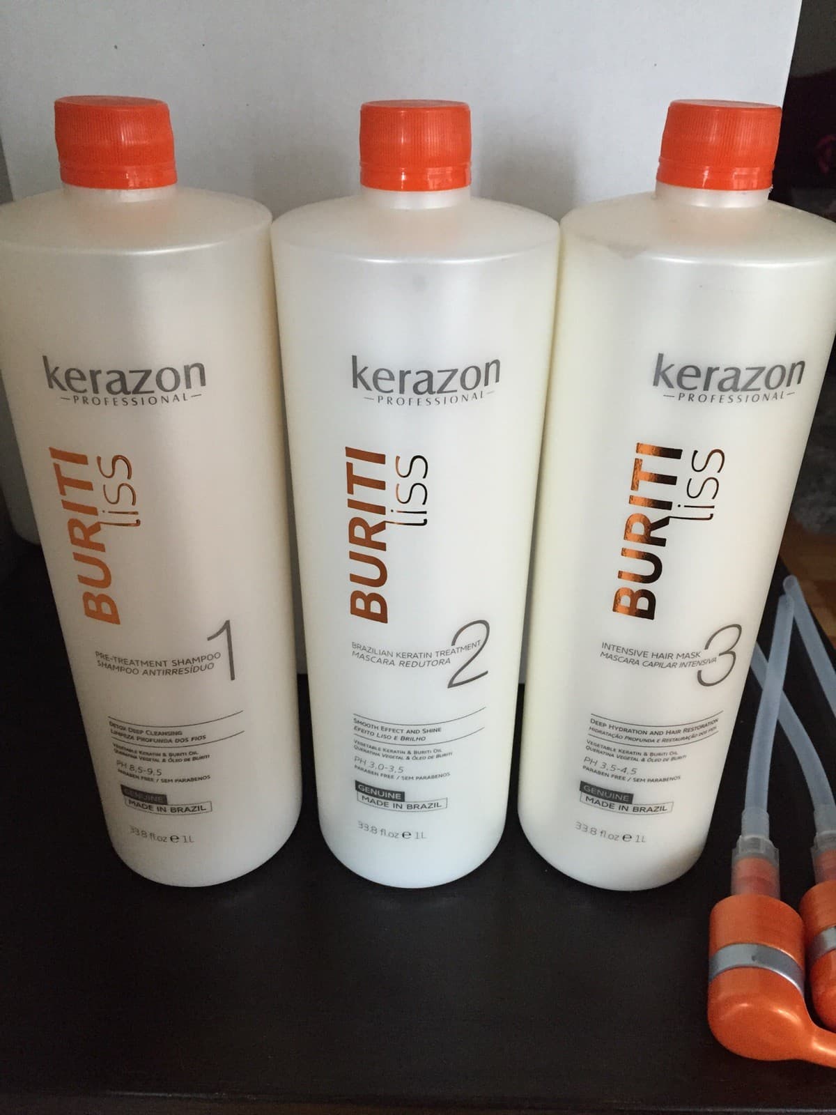 Brazilian Keratin Treatment Queratina Keratina KERAZON Buriti Liss KIT