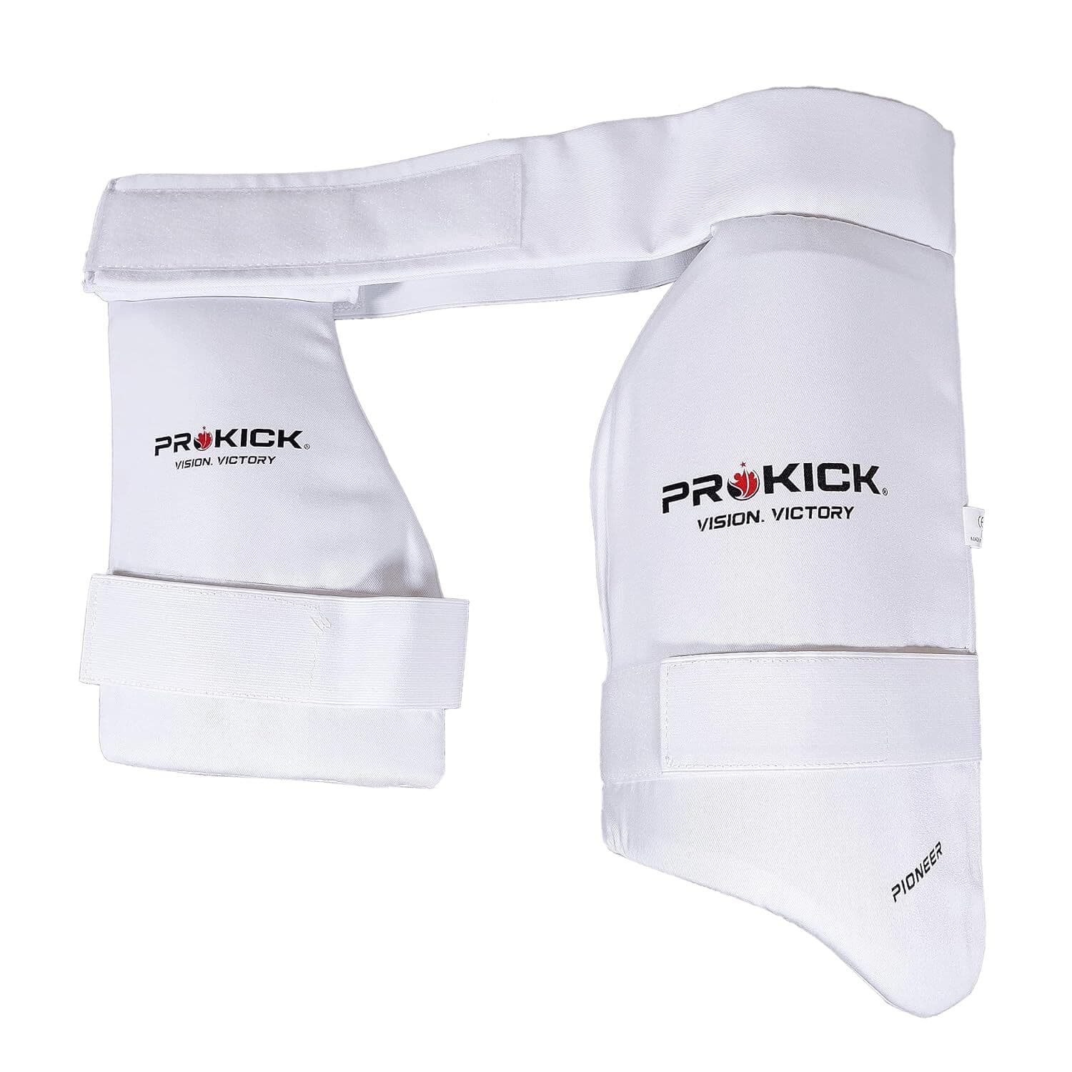 Prokick Cricket Thigh Pad Thigh Gaurd Combo High Quality Density Foam White