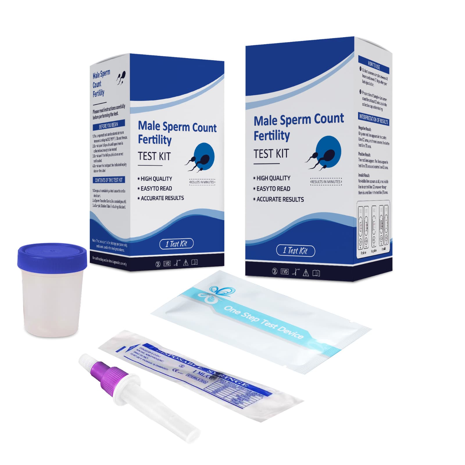 MERYDI-Male Fertility Sperm Concentration Rapid Test Fertility Test for Men