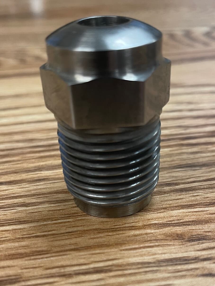 Nozzle Tips - Injection Molding Nylon - 3/4" radius and 3/8" orifice - NEW