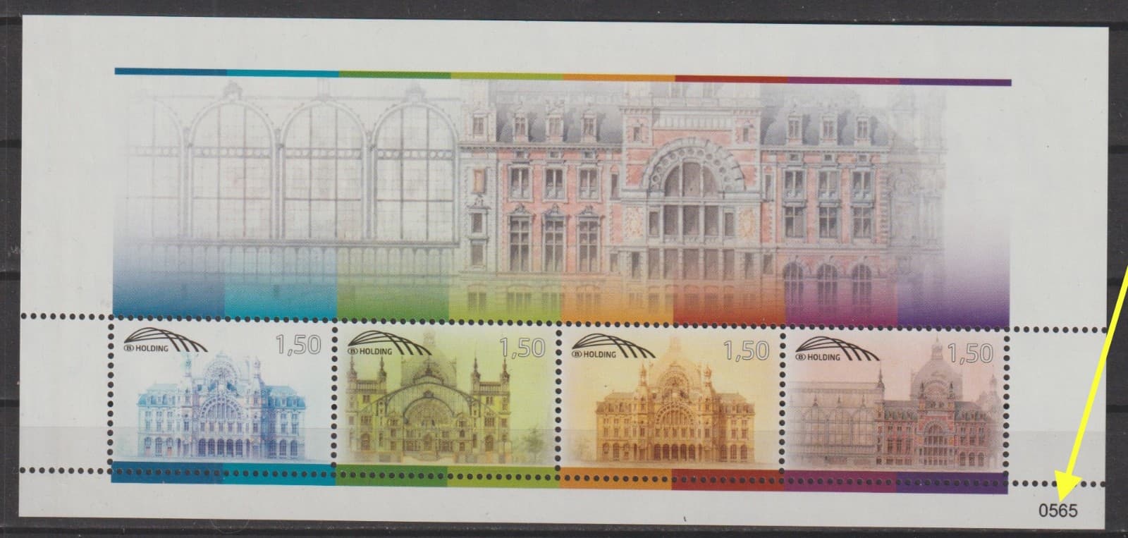 Belgium - Railway - 2010 - COB TRVBL17A** - Numbered - MNH -