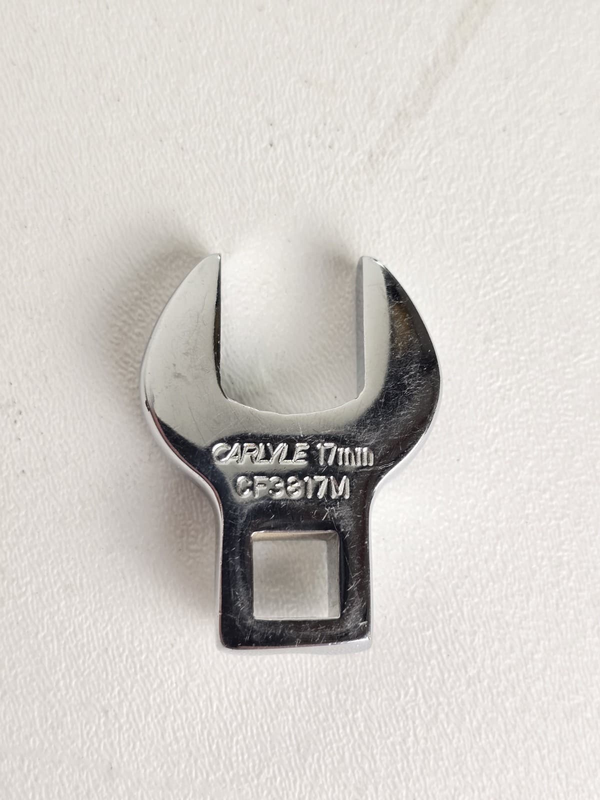 Carlyle NAPA 3/8" Drive Metric 17mm Crowfoot Crowsfoot Wrench CF3817M