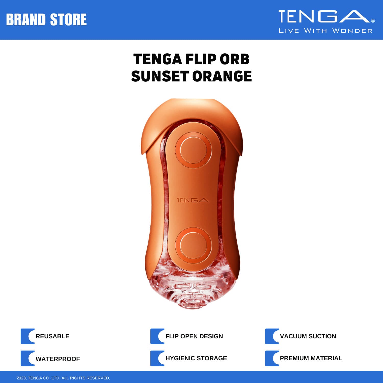 TENGA Flip Orb Pastaio Edition Reusable Male Masturbator/Stroker NIB NWT