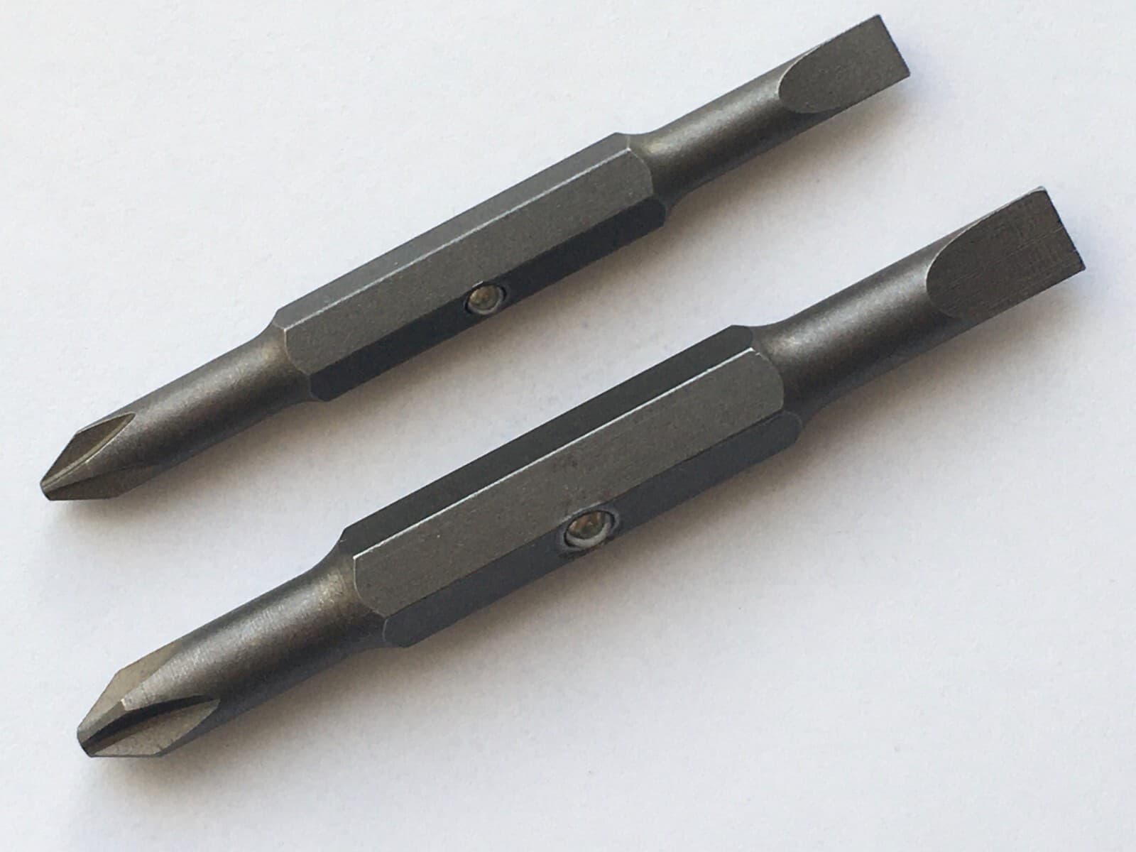 Double Ended Replacement Bits for 6 In 1 Screwdriver (Phillips & Slotted)