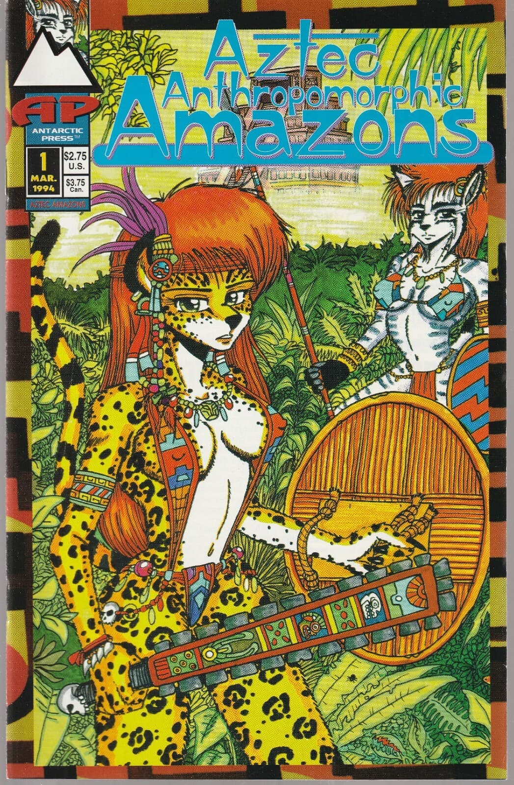 AZTEC Anthropomorphic AMAZONS #1 ANTARCTIC PRESS/VENUS Furry
