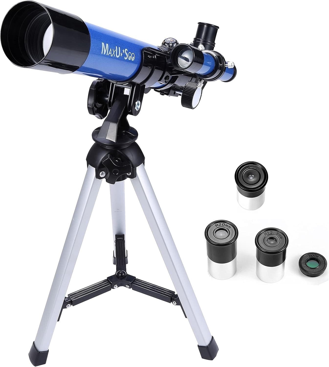 "Telescopio Astronomico Profesional Astronomical 40 Mm Refractor Con 3 Oculares