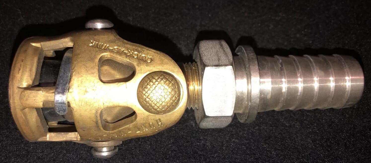 NEW-No Box Hunt Valve Quick As Wink Lock-On Quick Disconnect Valve Coupling