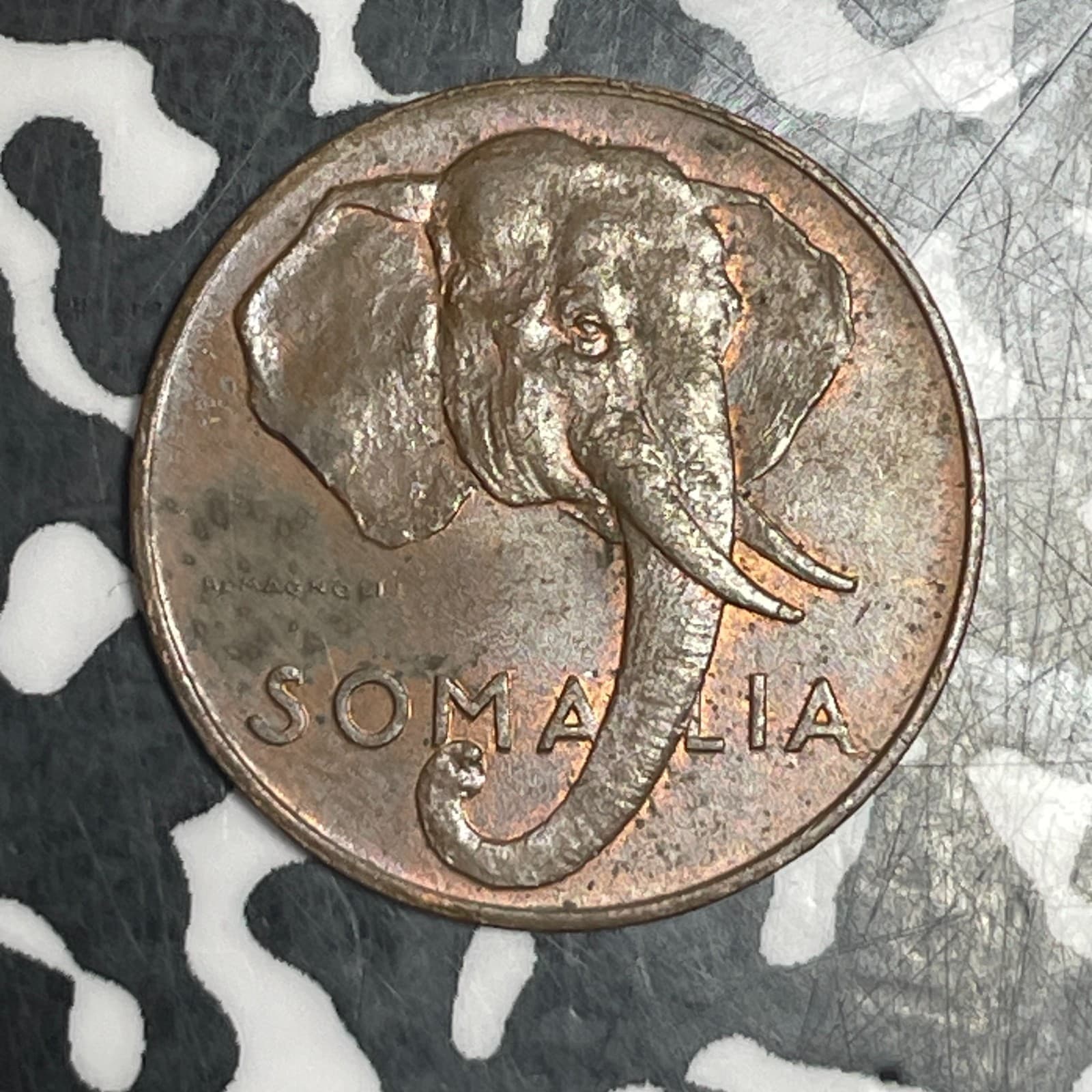 1950 Somalia 1 Centesimo Lot#T6318 High Grade! Beautiful!