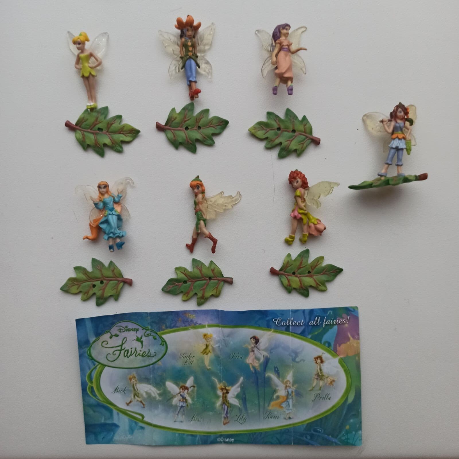 Fairies 2007, Disney toys Landrin, Kinder Surprise Full set