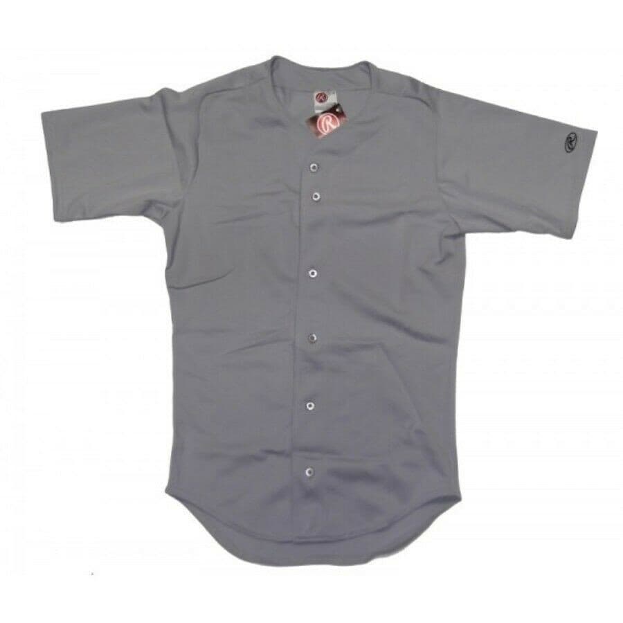 Rawlings WKPROJ Grey Baseball Jersey Adult