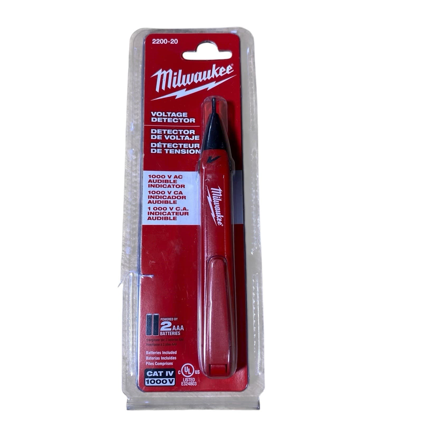 Milwaukee 2200-20 Voltage Detector 1000V AC Heavy Duty