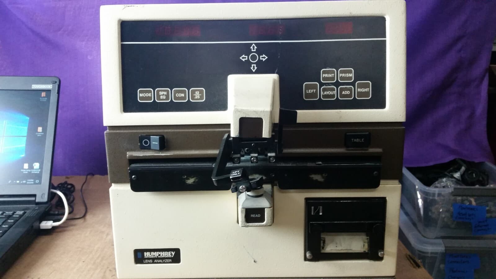 Humphrey Model 310 Lens Analyzer