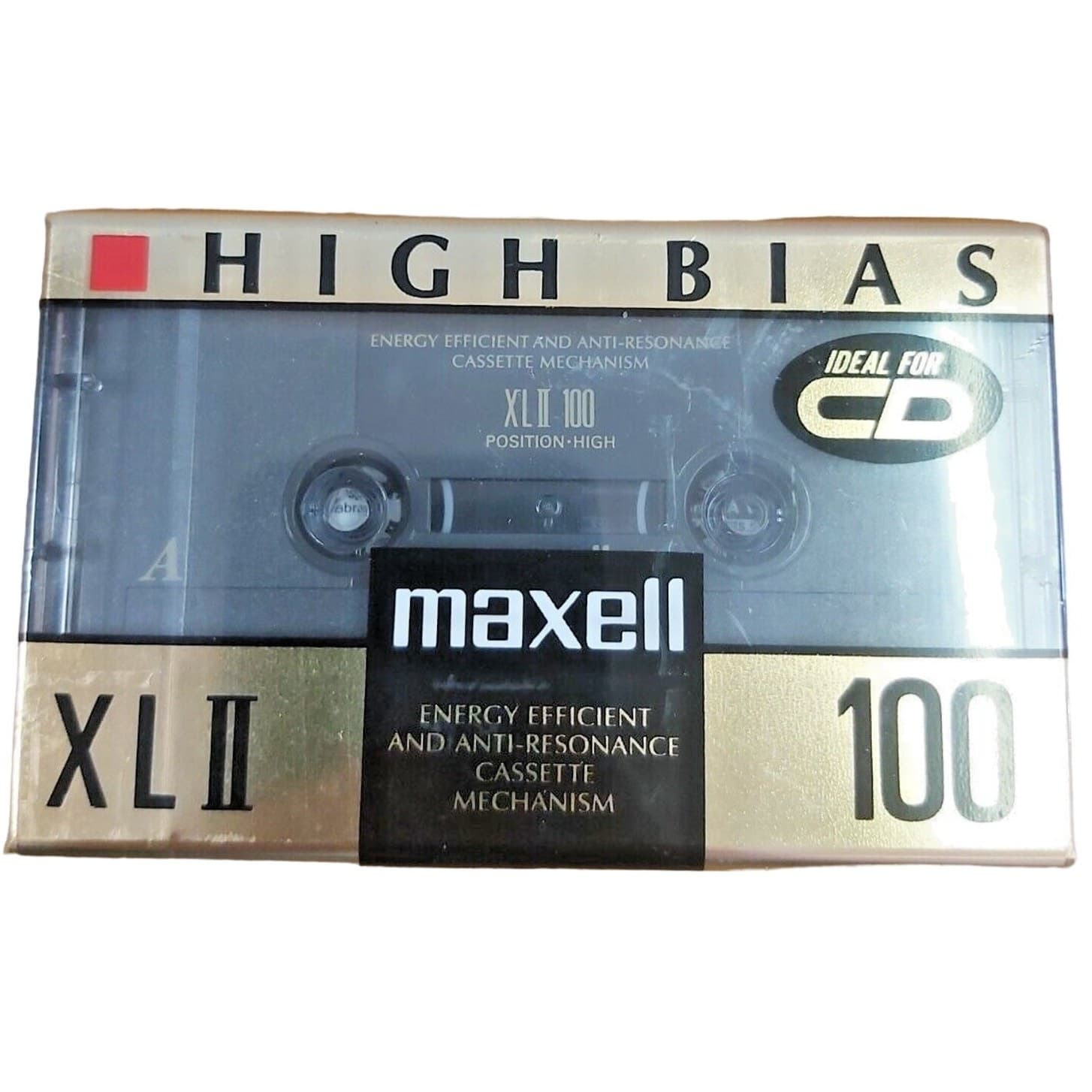 Maxell XLII High Bias Blank Recordable Cassette Tape 100 Minute For CD Recording