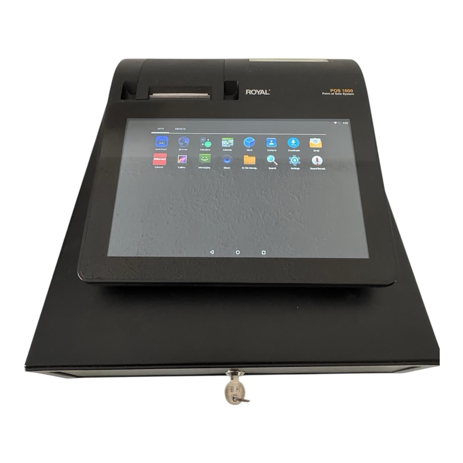 Royal POS 1500 Point of Sale System Bell And Thermal Register Rolls See Descript