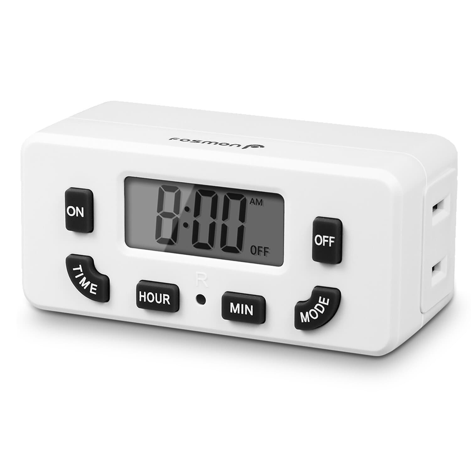 Digital Clock Timer Single Outlet Plug In Switch Electric 24 Hour Programmable