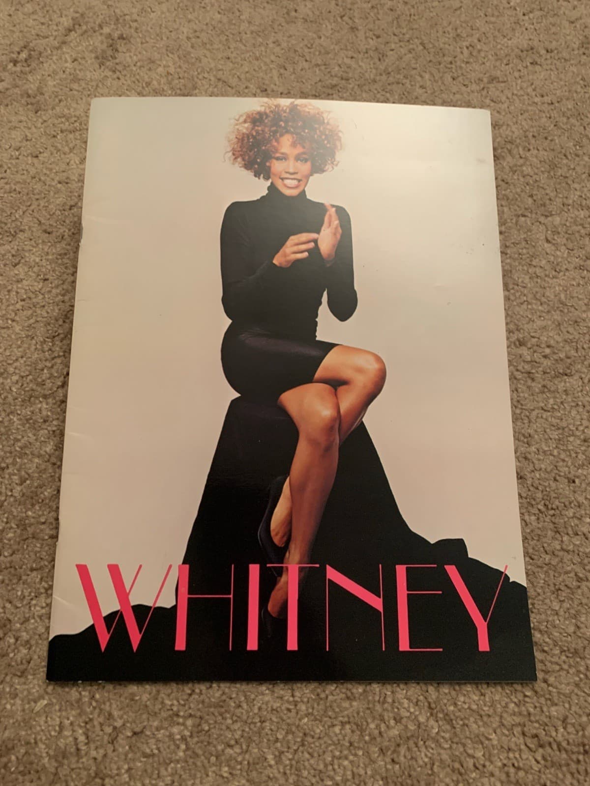 Whitney Houston 1986 1st Concert Program Greatest Love Tour Rare Booklet VTG