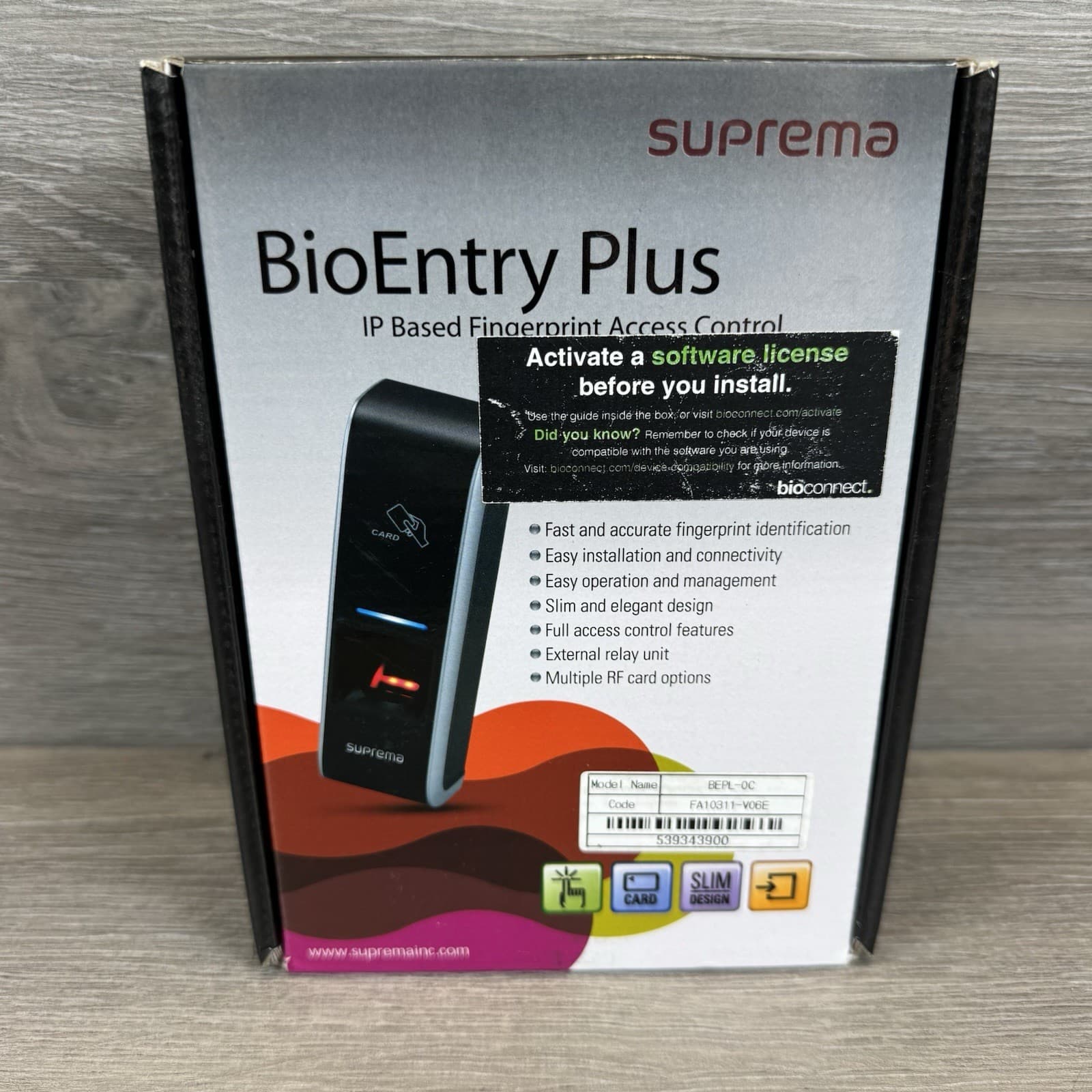 Suprema BioEntry Plus IP Based Fingerprint Access Control - BEPL-OC