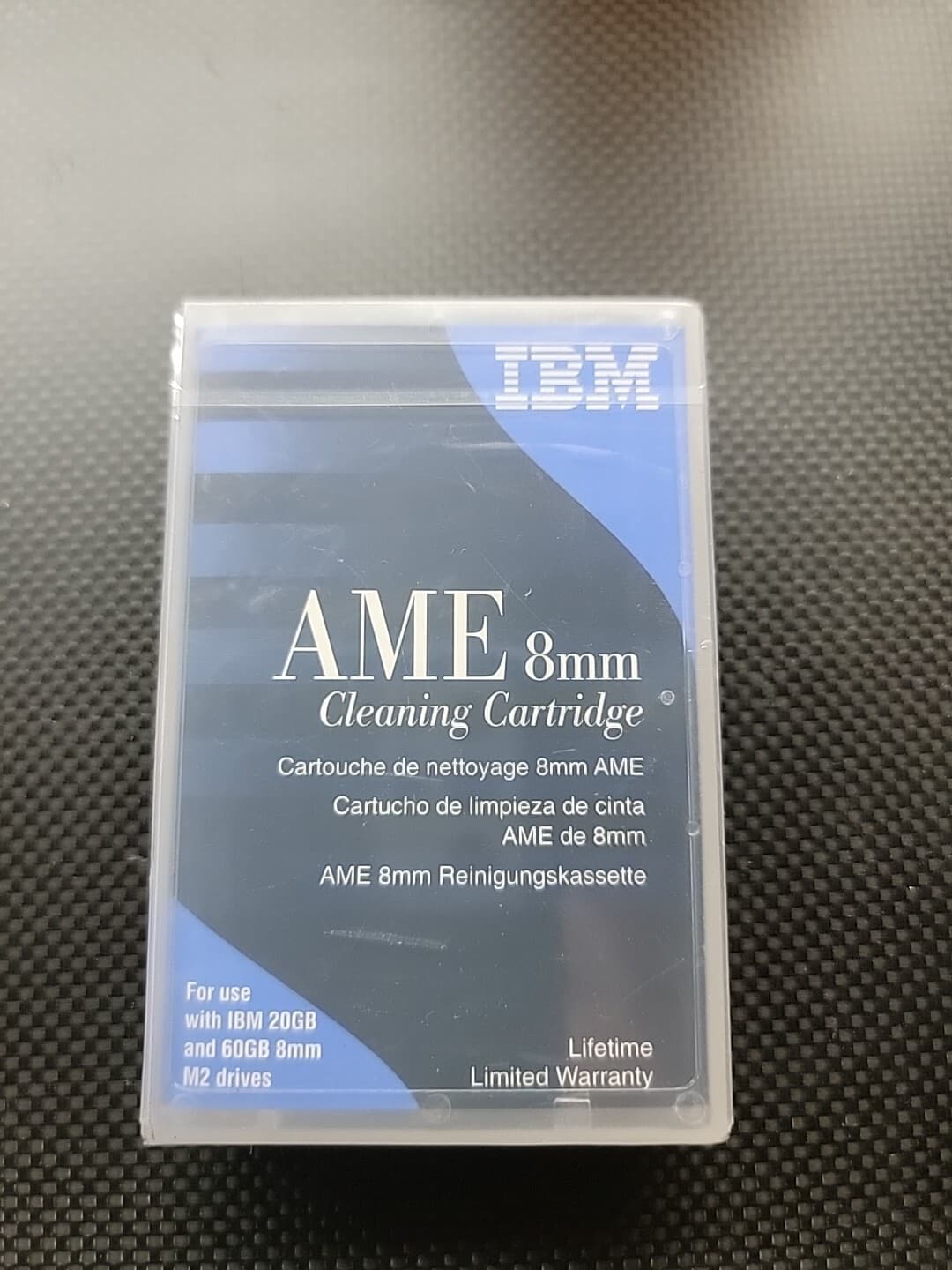 IBM AME 8mm Mammoth Cleaning Tape Cartridge - 35L1409 M2 Drive Mammoth