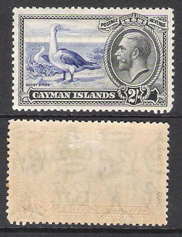CAYMAN ISLANDS 1935 KGV 2/- (F/HM)