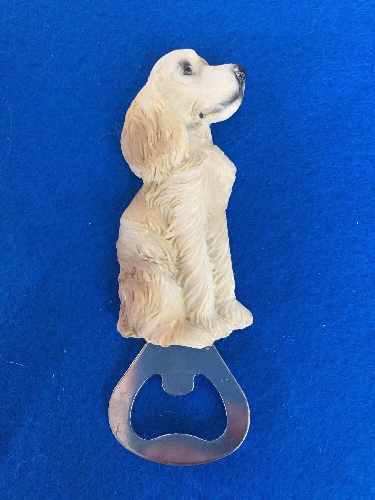 Cocker Spaniel Resin/Metal Magnetic Bottle Opener ~NEW~