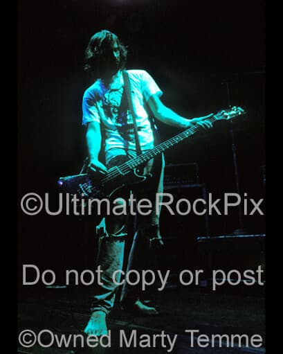 KRIST NOVASELIC PHOTO NIRVANA 8x10 Concert Photo in 1991 by Marty Temme BASS