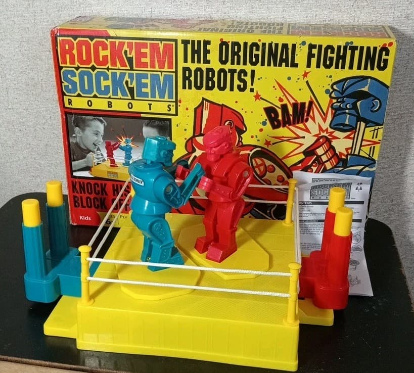 Mattel 2012 ROCK'EM SOCK'EM ROBOTS The Original Fighting Robots - New Unused