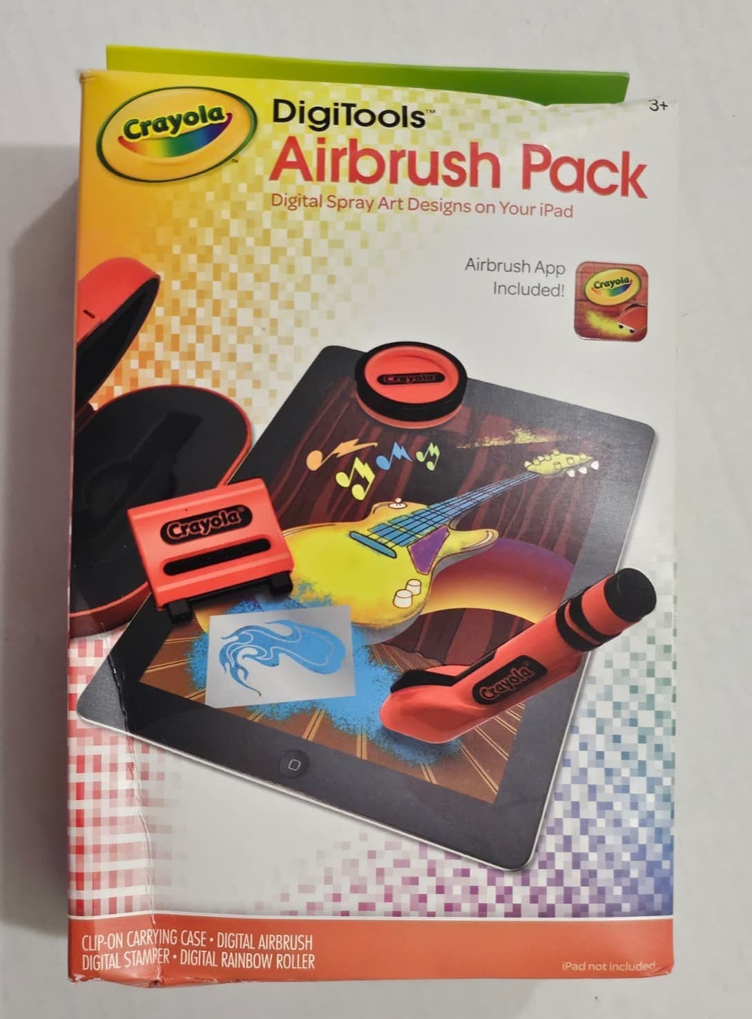 Crayola Digitools Airbrush Pack For Ipad Digital Art Set with Case Brand New