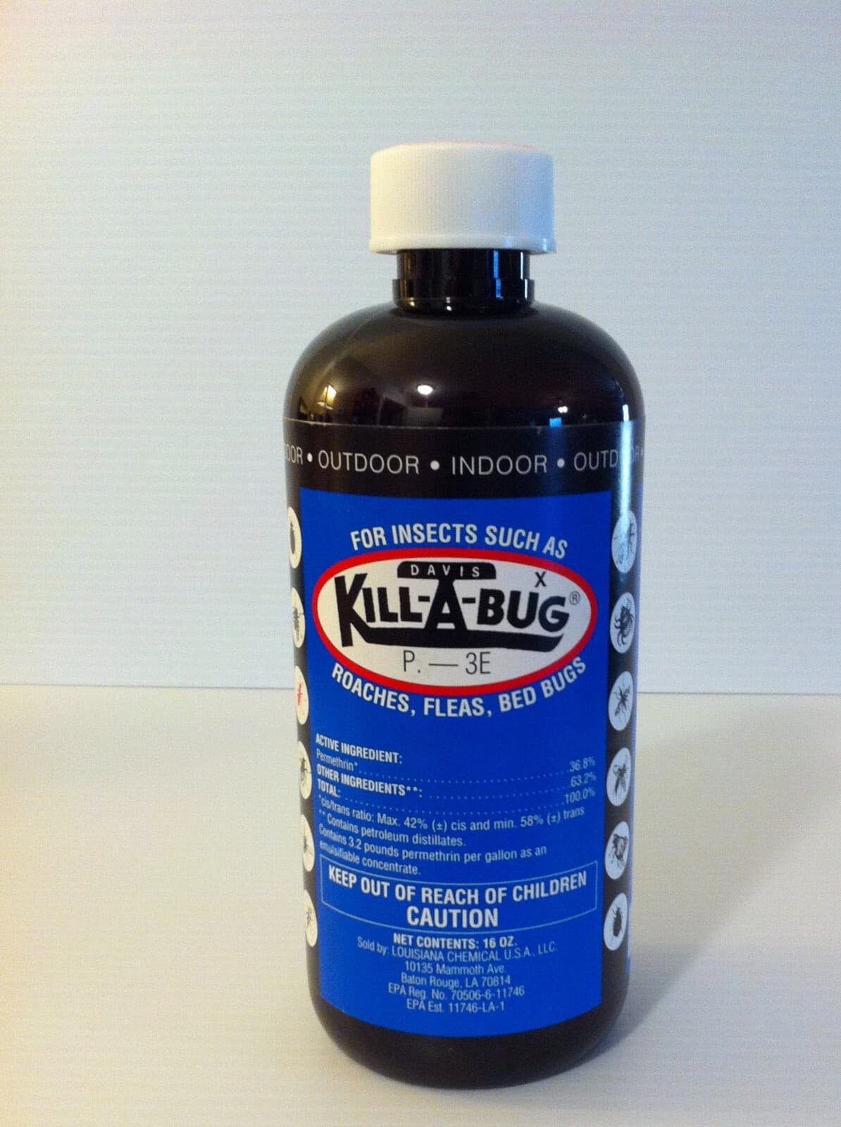 Davis Kill-A-Bug 16 oz Killabug Army worms Roaches Fleas