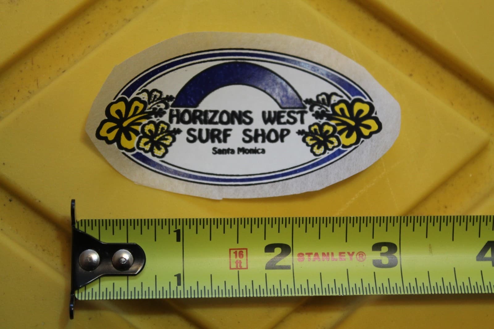 HORIZONS WEST Santa Monica Surf Shop Dogtown Z-Boy Nathan Pratt Laminating Decal