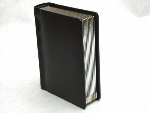 Professional 4x6 black silver edged Album - 24 photos (Engraving Available)