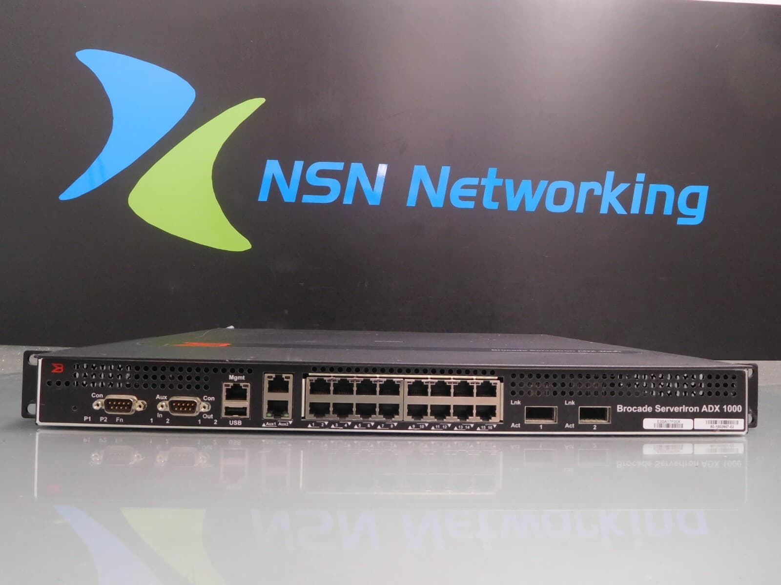 Brocade Serverlron ADX1000 Load Balancer 16-Port Switch SI-1008-1 Dual PSU